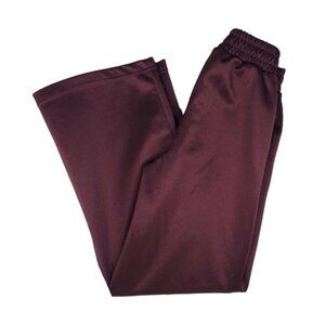 Urban Outfitters BDG Womens Burgundy Piper Pull On Wide Leg Track Pants Size XS